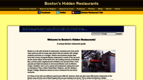 What Hiddenboston.com website looked like in 2022 (1 year ago)