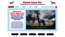 What Horsesinsideout.com website looked like in 2022 (1 year ago)