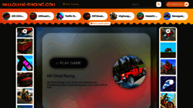 What Hillclimb-racing.com website looked like in 2022 (1 year ago)