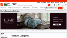 What Homedecorators.com website looked like in 2022 (1 year ago)