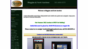 What Hugginsandscott.com website looked like in 2022 (1 year ago)