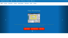 What Hexworkshop.com website looked like in 2022 (1 year ago)