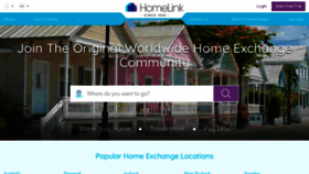 What Homelink.org website looked like in 2022 (1 year ago)