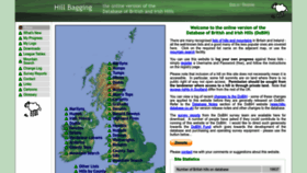 What Hill-bagging.co.uk website looked like in 2022 (1 year ago)