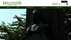 What Hollywoodcemetery.org website looked like in 2022 (3 years ago)