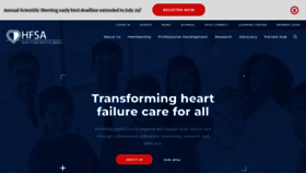 What Hfsa.org website looked like in 2022 (2 years ago)