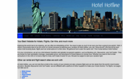 What Hotelhotline.com website looked like in 2022 (1 year ago)