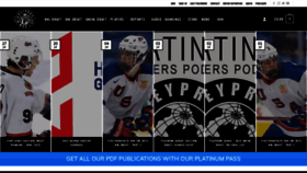 What Hockeyprospect.com website looked like in 2022 (1 year ago)