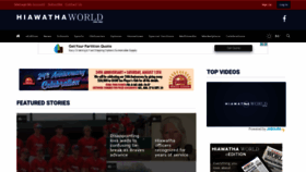 What Hiawathaworldonline.com website looked like in 2022 (1 year ago)