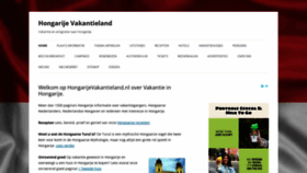What Hongarijevakantieland.nl website looked like in 2022 (1 year ago)