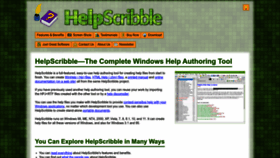 What Helpscribble.com website looked like in 2022 (1 year ago)