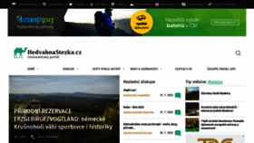 What Hedvabnastezka.cz website looked like in 2022 (1 year ago)