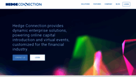What Hedgeconnection.com website looked like in 2022 (1 year ago)