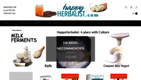 What Happyherbalist.com website looked like in 2022 (1 year ago)