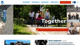 What Handicapinternational.be website looked like in 2022 (1 year ago)