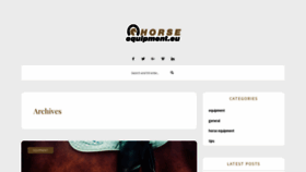 What Horseequipment.eu website looked like in 2022 (3 years ago)