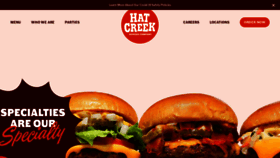 What Hatcreekburgers.com website looked like in 2022 (1 year ago)