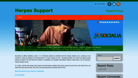 What Herpessupportgroup.org website looked like in 2022 (2 years ago)