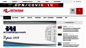 What Hpnhaiti.com website looked like in 2022 (1 year ago)