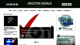 What Houstonherald.com website looked like in 2022 (1 year ago)