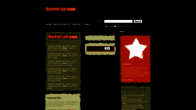 What Horrorlair.com website looked like in 2022 (1 year ago)