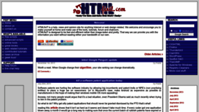 What Htmlfixit.com website looked like in 2022 (1 year ago)