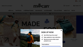 What Homeofmillican.com website looked like in 2022 (1 year ago)