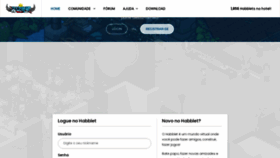 What Habblet.net website looked like in 2022 (3 years ago)