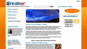 What Health911.com website looked like in 2022 (2 years ago)
