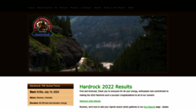 What Hardrock100.com website looked like in 2022 (1 year ago)