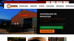 What Hardhoutdiscount.nl website looked like in 2022 (1 year ago)