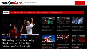 What Huskerextra.com website looked like in 2022 (1 year ago)