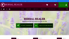What Herbalhealer.com website looked like in 2022 (1 year ago)