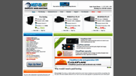What Host-ed.net website looked like in 2022 (1 year ago)