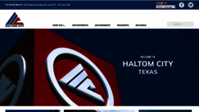 What Haltomcitytx.com website looked like in 2022 (1 year ago)