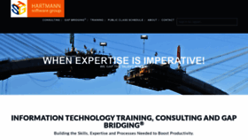 What Hartmannsoftware.com website looked like in 2022 (2 years ago)
