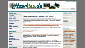 What Hawkies.de website looked like in 2022 (2 years ago)