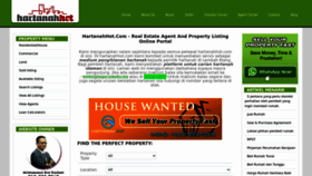What Hartanahhot.com website looked like in 2022 (1 year ago)