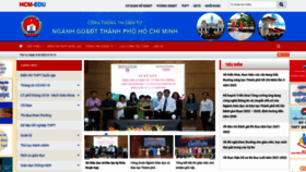 What Hcm.edu.vn website looked like in 2022 (1 year ago)