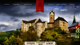 What Hradloket.cz website looked like in 2022 (1 year ago)