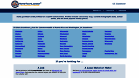 What Hometownlocator.com website looked like in 2022 (1 year ago)