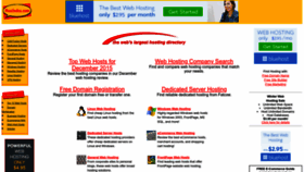 What Hostindex.com website looked like in 2022 (2 years ago)