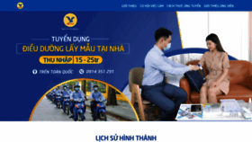 What Hr.medlatec.vn website looked like in 2022 (1 year ago)