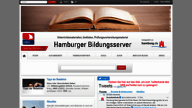 What Hamburger-bildungsserver.de website looked like in 2022 (1 year ago)