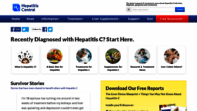 What Hepatitiscentral.com website looked like in 2022 (1 year ago)