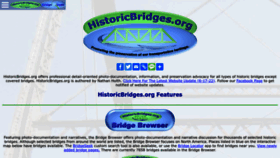 What Historicbridges.org website looked like in 2022 (1 year ago)