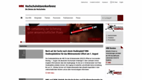 What Hrk.de website looked like in 2022 (1 year ago)
