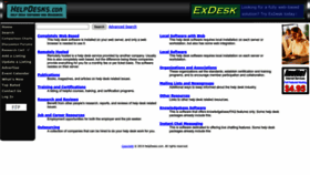 What Helpdesks.com website looked like in 2022 (1 year ago)