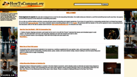 What Howtocompost.org website looked like in 2022 (2 years ago)