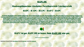 What Hapc.de website looked like in 2022 (1 year ago)